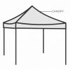 gazebo canopy top only