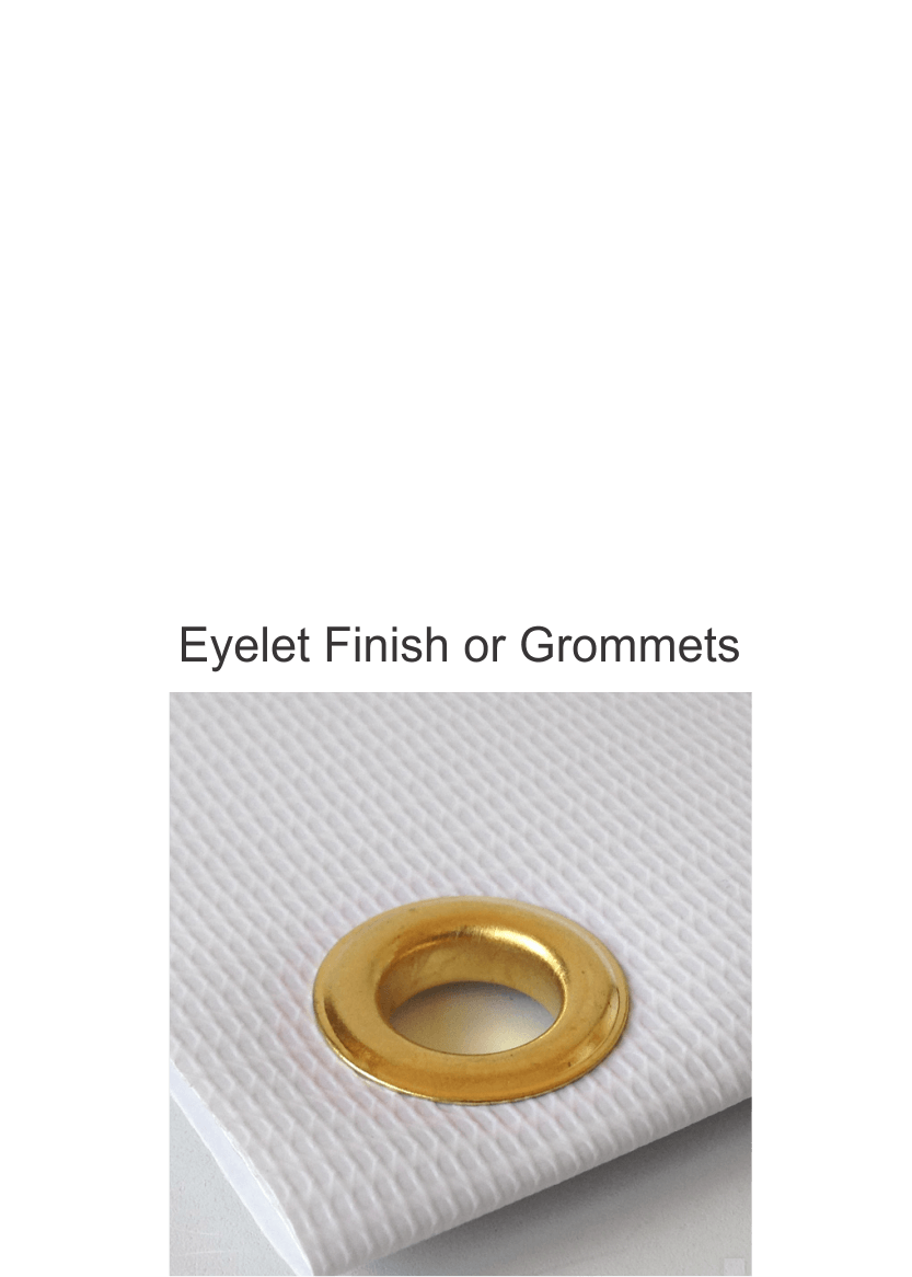 Eyelet or Grommet Finishing