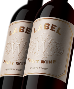 Wine bottles label