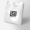 one color print branded nylon bag