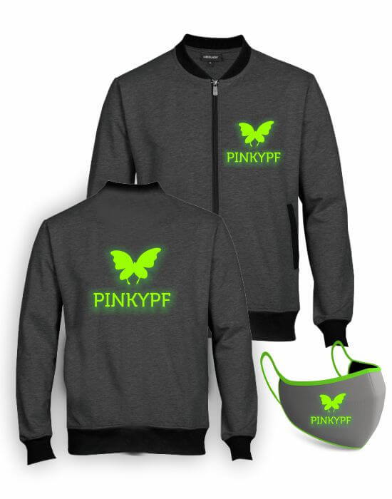 Glow in dark sweater jacket