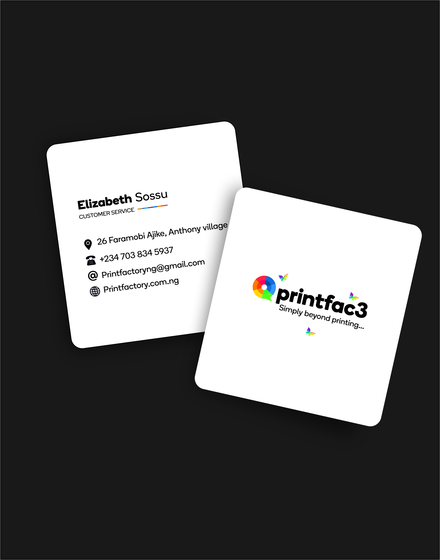Square Business Cards