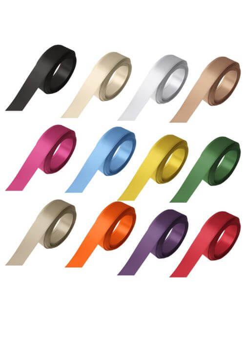 Quality satin ribbons