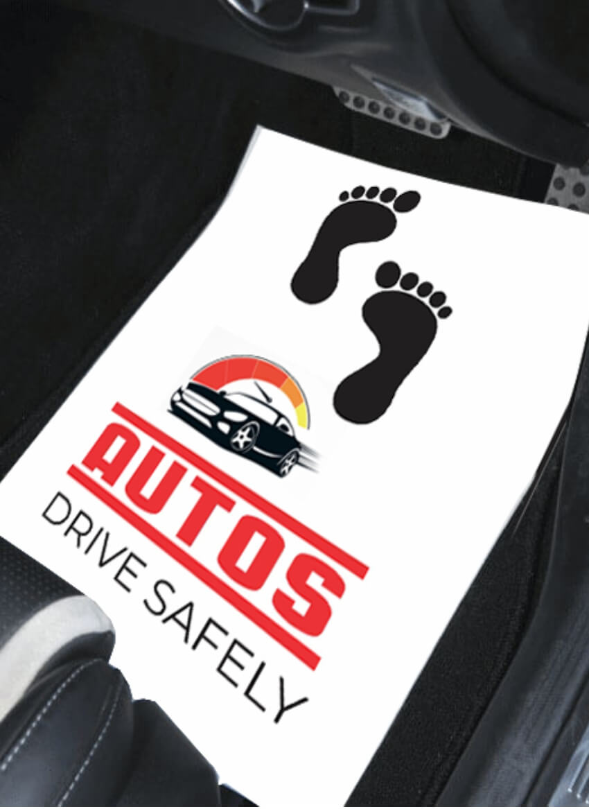 Branded car mat image