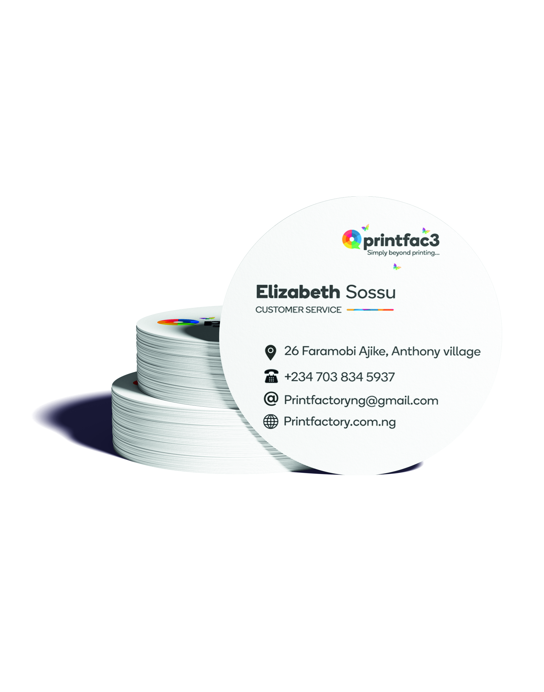 Die Cut Business Cards - Image 2