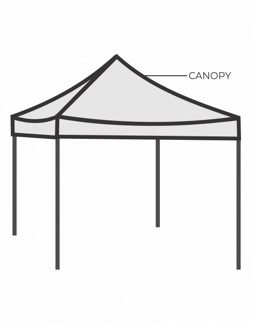 gazebo canopy top only
