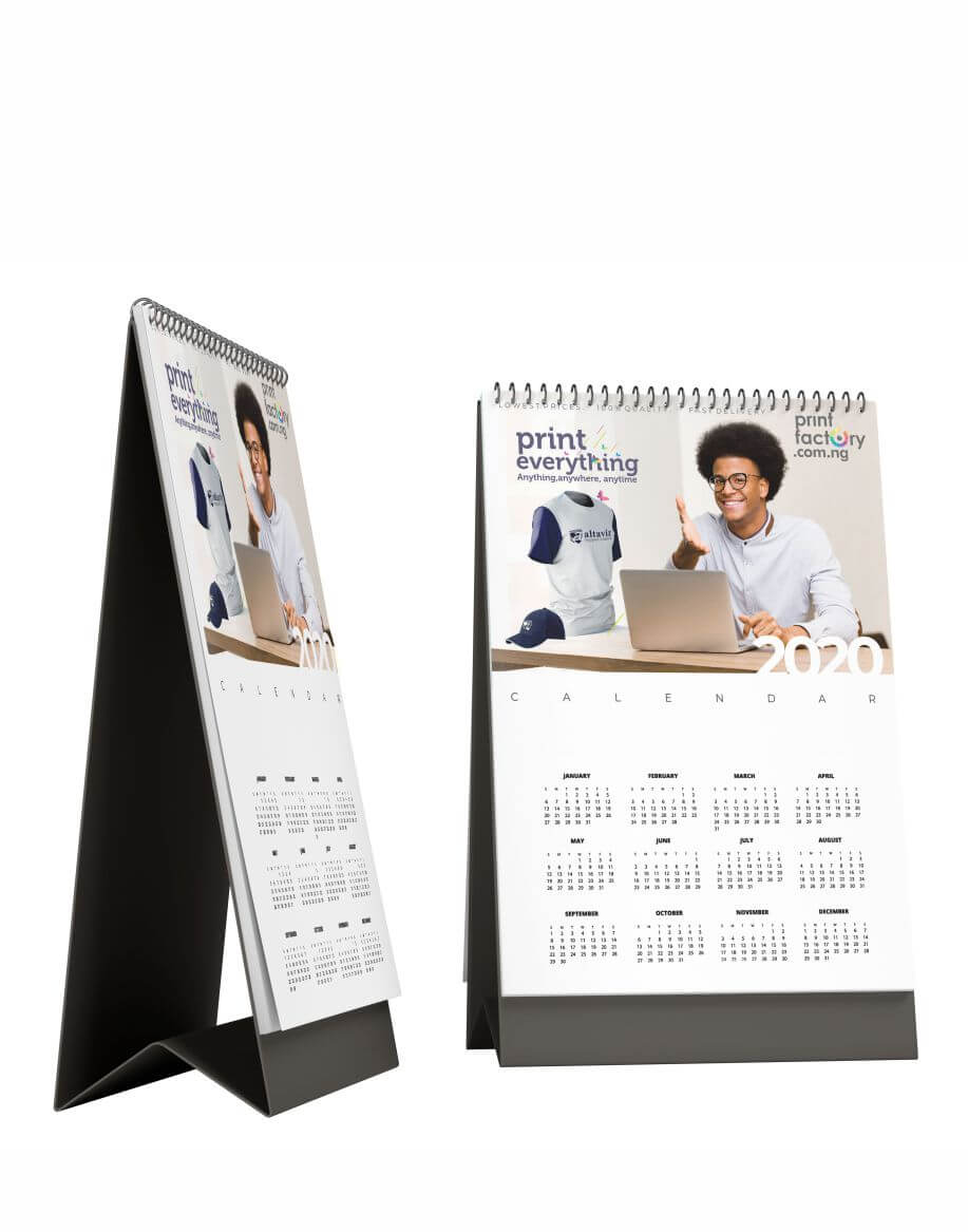 A5 Table Calendar Colorful Desk Calendar Personalised Wall Calendar.