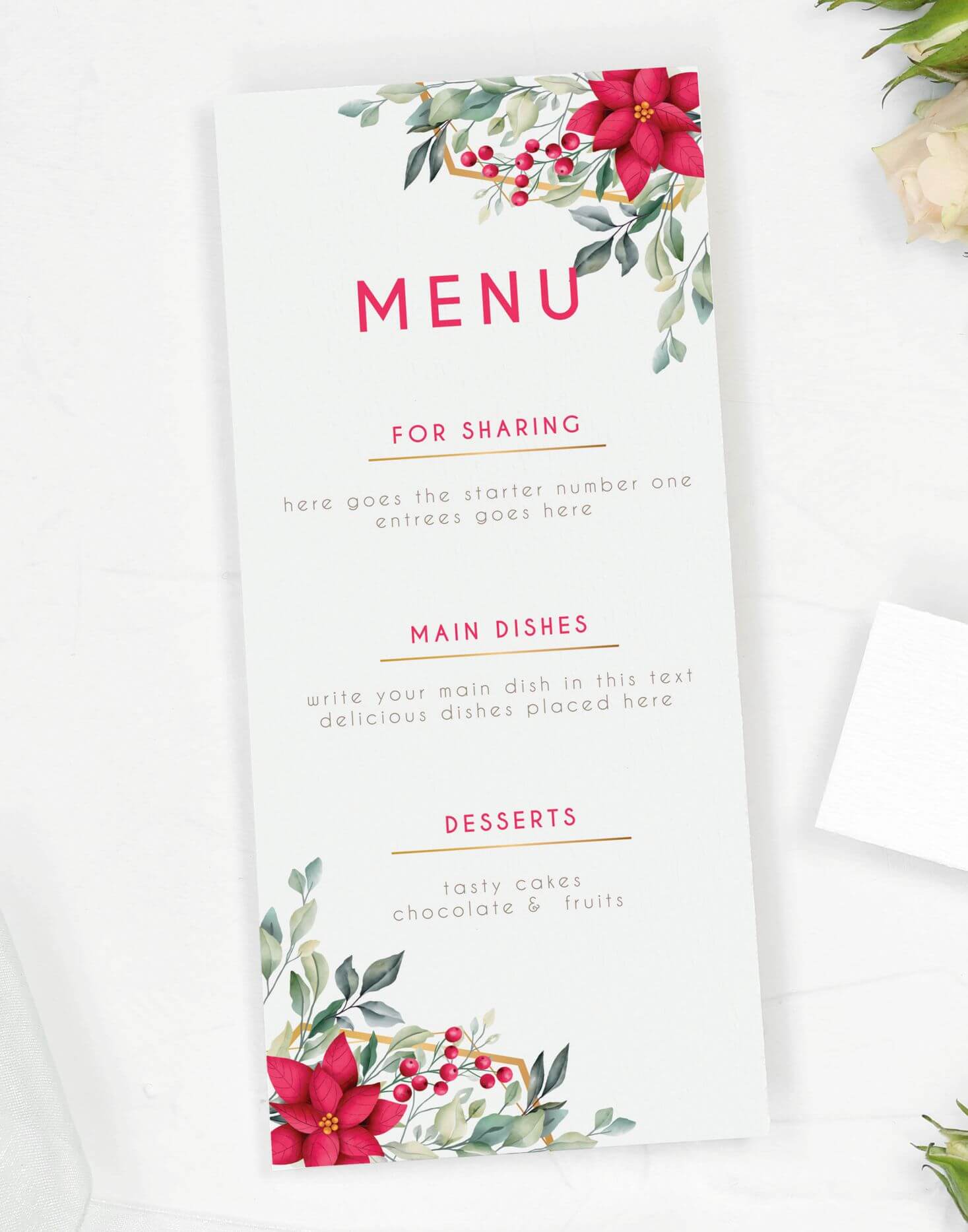 Food & Drink Menu Card - Creative Menu cards print | Nigeria