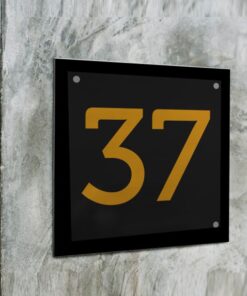 House number signage