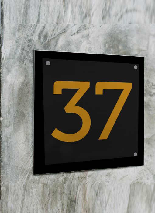 House number signage
